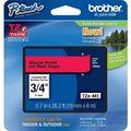 Brother Cartridge, Tape, 3/4""-Bk/Rd BRTTZE441